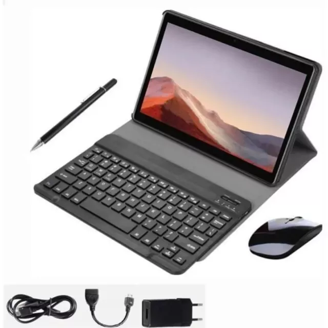 Tablette Tactile 10.1 Pouces Android Tablettes avec 32Go ROM, 4G Dual SIM Call,