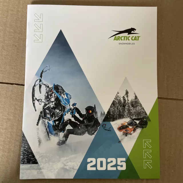 2025 Arctic Cat Snowmobile brochure New  Rare Fast Ship 2025 Sleds  Brand New!!