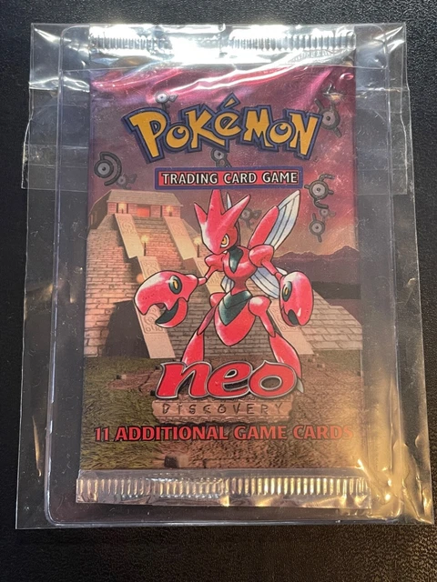 Pokemon Neo Discovery Unlimited Booster Pack Factory Sealed Unweighed
