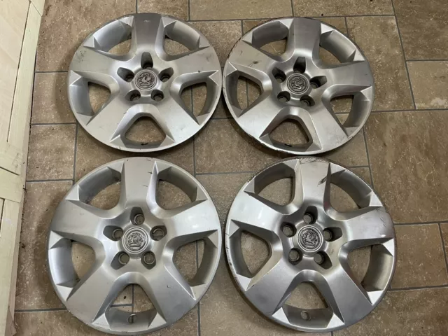 x4 Vauxhall Zafira B Astra H Vectra C 16” Wheel Trims Hub Caps Set Genuine Ref2C