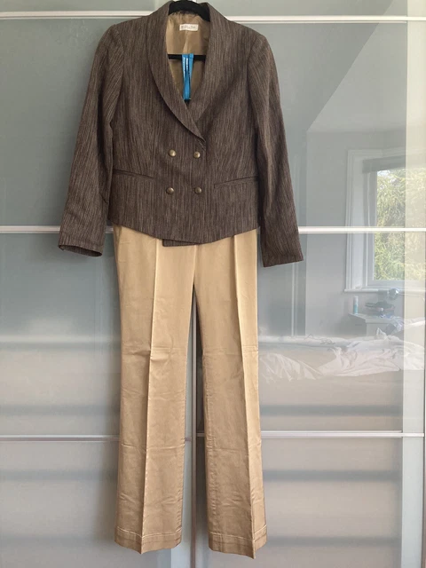 Massimo Dutti Womens Trousers & Jacket Suit Uk 10