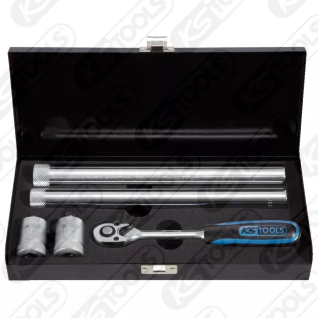 KS TOOLS 3/8 " Drehmoment-Zündkerzen-Einschraubwerkzeug-Satz, 5-tlg. 517.1140