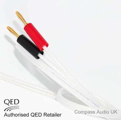 QED Silver Anniversary XT – Cavo Per Altoparlanti 1 Metro – Treccia Tripla SPOFC – Bassa Induttanza - 3