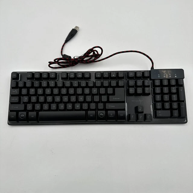 SKYTECH K1000 GAMING Keyboard Rainbow RGB Backlit Full Size 15.31