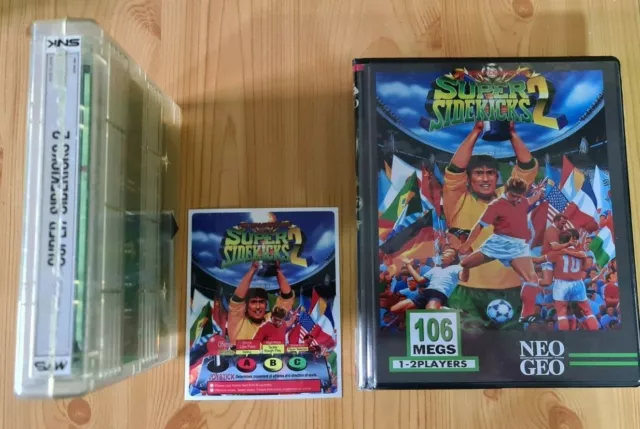 Jeu De Super Sidekicks 2 mvs Neo Geo. 100% Originale Y Fonctionnel