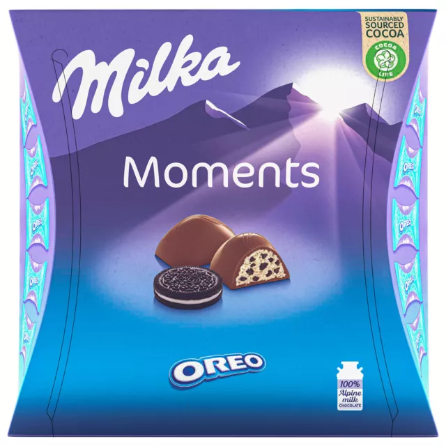 MILKA MOMENTS OREO Chocolate Candy Party Sweets 92g 3.2oz