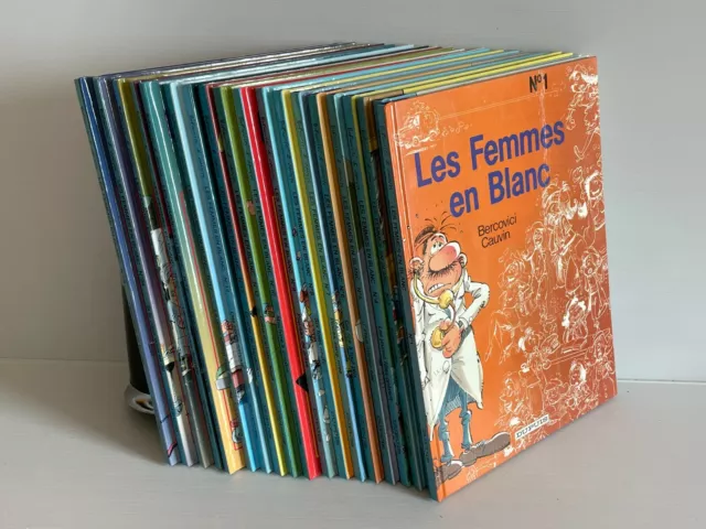 DUPUIS   Lot de 19 albums BD  LES FEMMES EN BLANC