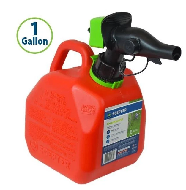 1 Gallon SmartControl Gas Can, FR1G101, Red Fuel Container