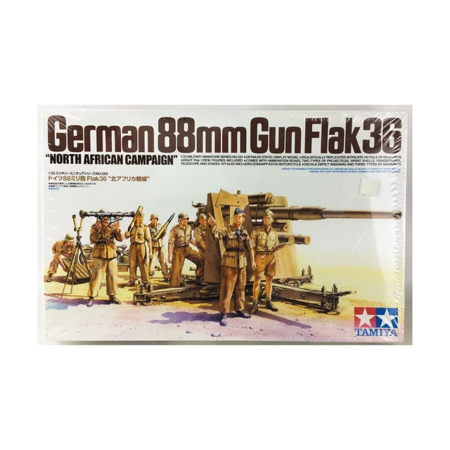 TAMIYA Military Model 1:35 German 88mm Gun Flak 36 SW