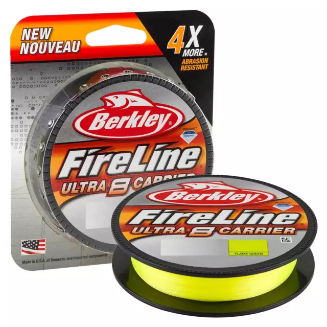 Berkley Fireline Ultra 8 Green PE Braid Sea Fishing line 150m & 300m