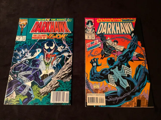 Darkhawk #14, 35 Marvel Comics Heart Of The Hawk/ Bloody Return of Venom