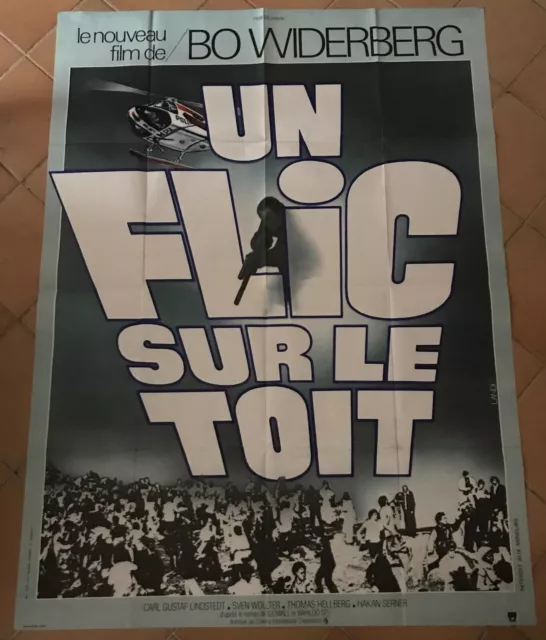 cinema-affiche originale- UN FLIC SUR LE TOIT -120x160 - Landi