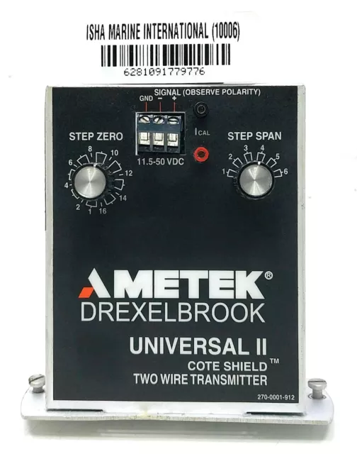 Ametek Universal II Cote Shield Two Wire Transmitter