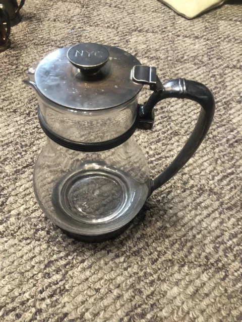 NYC 20th Century Limited Service Dining Car Water Carafe