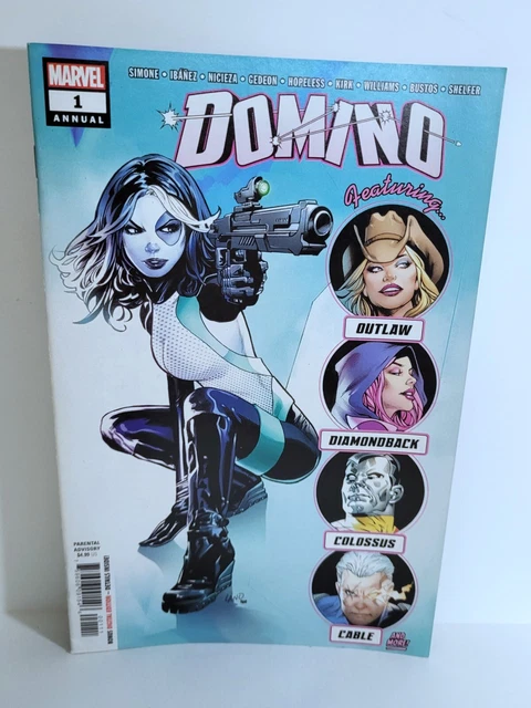Domino Annual #1 Greg Land Variant Marvel Comics 2018 Nm