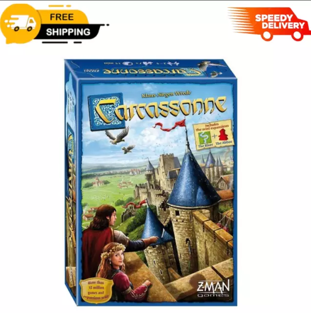 Carcassonne New Edition Board Game by Z-Man Games New Sealed Free Post