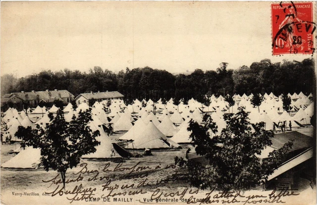 CPA AK Militaire - Camp de Mailly - Vue Generale des Tentes (696826)
