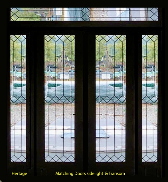 Heritage Design full  leaded  glass interior Doors all sizes 3