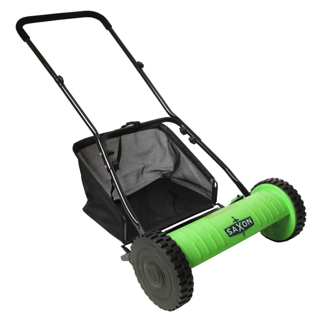 NEW SAXON PUSH Cylinder Hand Lawn Manual 5 Blade PUSH REEL MOWER +