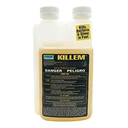 00119 Killem Biocide 16 Oz. Bottle, Treats 1920 Gallons Of Diesel Fuel Per Bo...