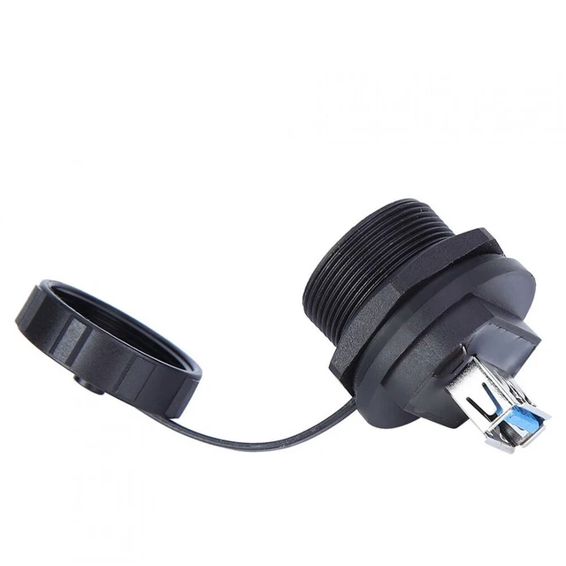 Imperméable Connecteur USB 1 PC Adaptateur Communication Double Femelle Prise
