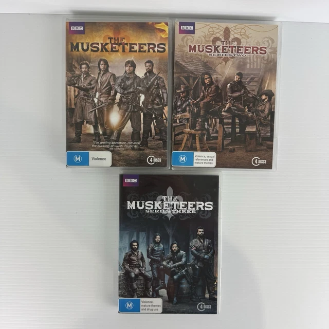 THE MUSKETEERS DVD The Complete Series Season 1 2 3 Region 4 THE MUSKETEERS DVD The Complete Series Season 1 2 3 Region 4