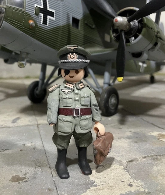 PLAYMOBIL Personalizzato – Pilota Tedesco Luftwaffe WW2 Seconda Guerra Mondiale