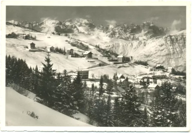 Vaneze Di Bondone D'inverno Con Le Dolomiti Di Brenta (Trento) 1958