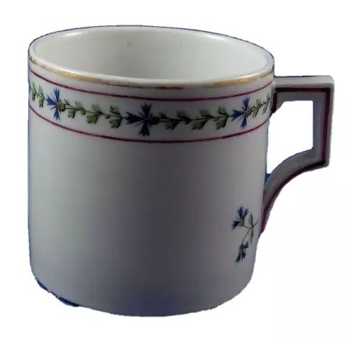Antique 18thC Nymphenburg Porcelain Coffee Cup Porzellan Tasse German Germany