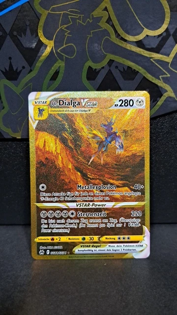 Pokémon Ur-Dialga VSTAR GG68/70 (Zenit der Könige/Crown Zenith gold secret rare)