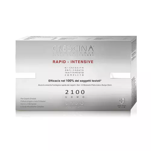 LABO Crescina Transdermic Rapid-Intensive Île Cellules Folliculaires 2100 Hommes