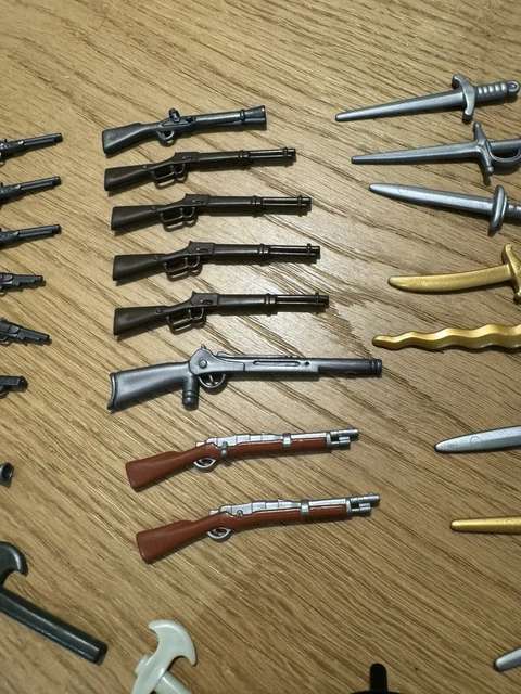 Lot D'armes Playmobil Catégorie 1 Ref 20 - Accessoires D'occasion Très Bon état