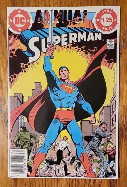 Superman Annual Vol 1, No 10 (1984) High Grade Newsstand - Sword of Superman