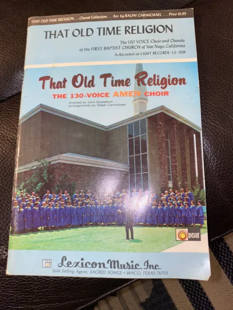 That Old Time Religion Choral Collection Songbook from Lexicon Music songbook
