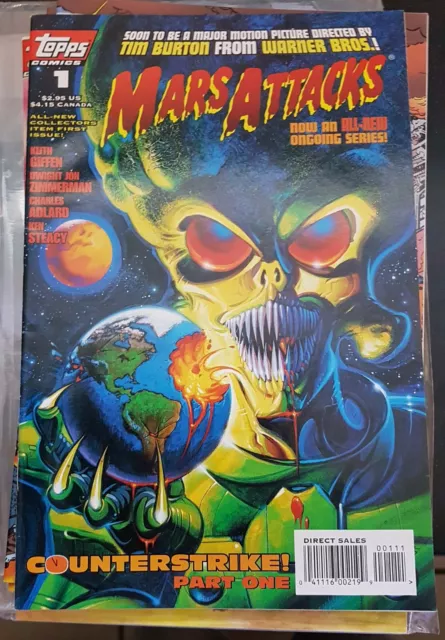 Mars Attacks Counterstrike #1 Topps Comics