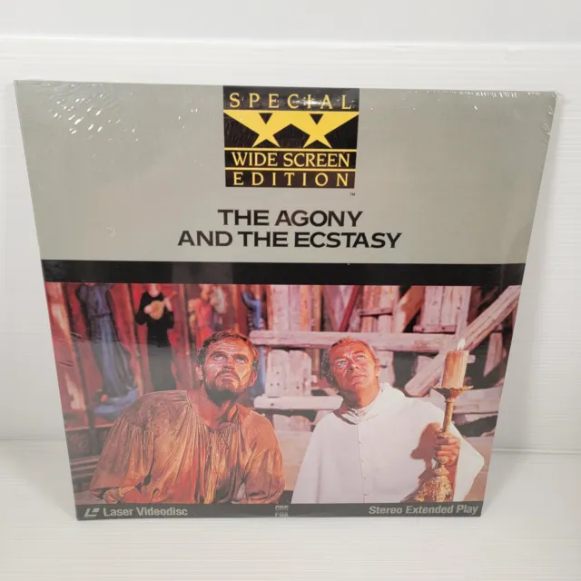 The Agony and the Ecstasy (Laser Disc) 1965 Widescreen 1989 - Brand New Sealed