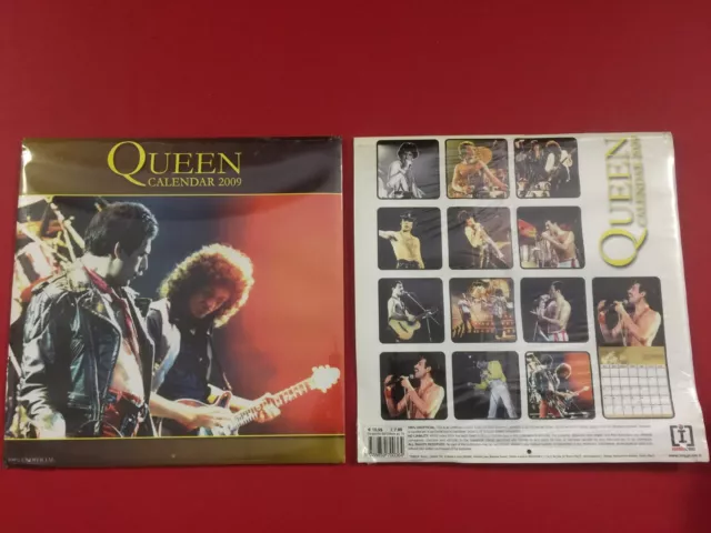 QUEEN FREDDY MERCURY Calendario/Calendar 2009 Imagicom NUOVO/SIGILLATO !!!