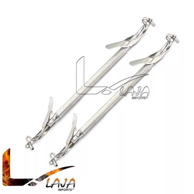 New 2 pcs Dental Amalgam Carriers Surgical Medical Instruments Stainless Steel