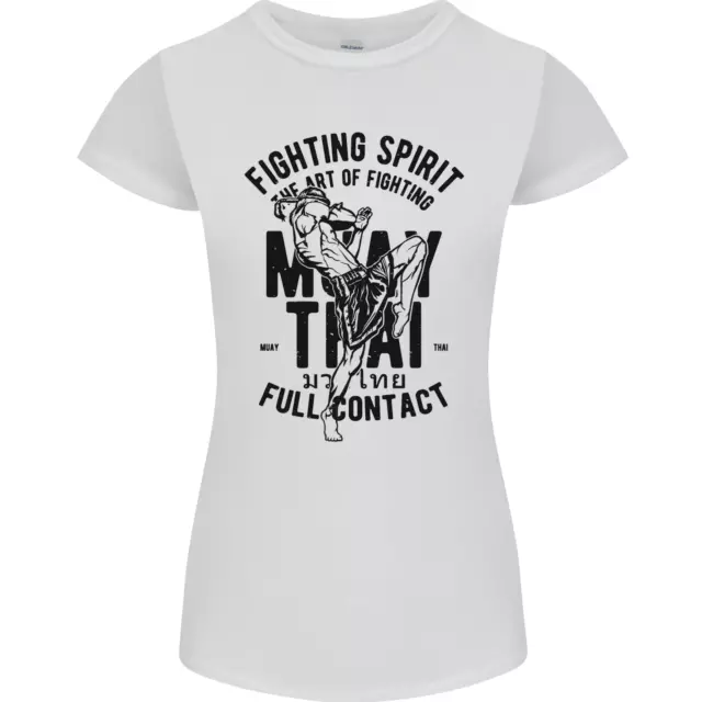 Maglietta Muay Thai Full Contact Arti Marziali MMA Donna Petite Cut