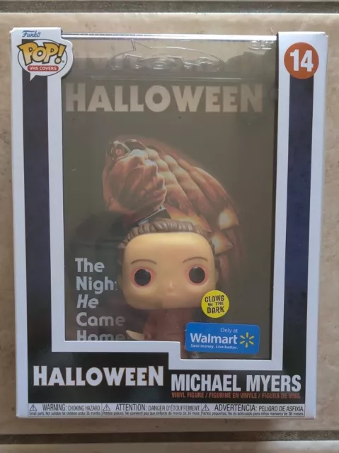 Funko POP VHS Cover HALLOWEEN MICHAEL MYERS 14 GITD Glow Walmart Exclusive