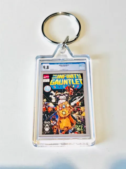 Infinity Gauntlet #1 CGC 9.8 chose 3 keychains