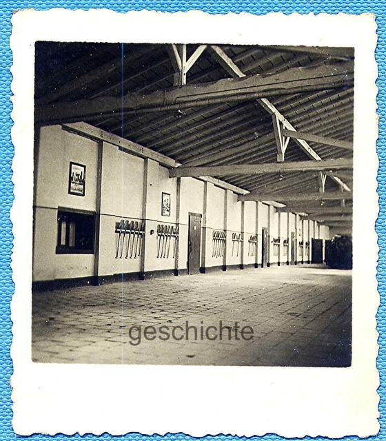 FOTO, INNENANSICHT EINER ReichsArbeitsDienst Halle, deutsche Ordnung