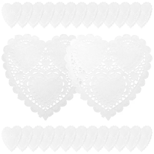 300 pz topper tavolo a forma di cuore decorazione scrivania cibo cavo