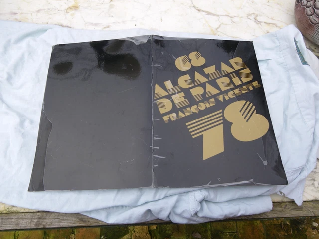 Menu 68 Alcazar De Paris.francois Vicente.78