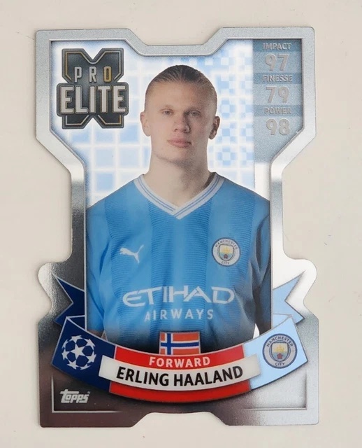 2024 MATCH ATTAX UEFA Erling Haaland Pro Elite Shield Chrome 262 