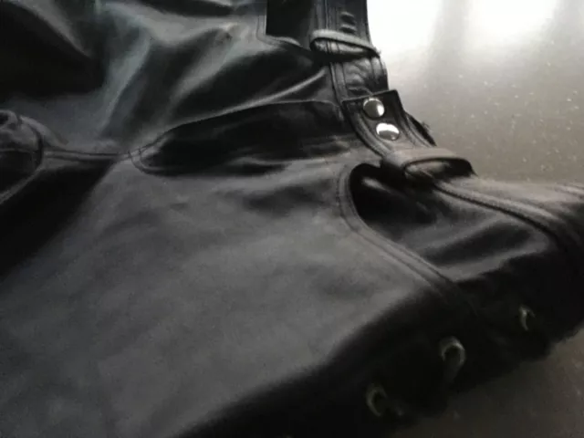 NEW Men's PURPLE BRAND Black Glittery Shiny Wet Looks Slim Jeans Size 32