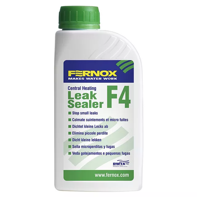 Fernox 56603 500ml F4 Leak Sealer - Fix Small Leaks in your Central Heating- LS1