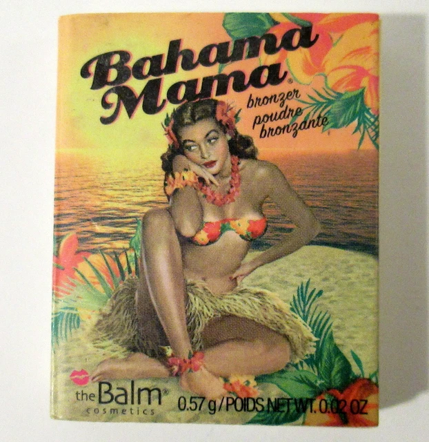 The Balm Cosmetics BAHAMA MAMA BRONZER Sample Size Pressed Powder ~ 0.02oz NOS