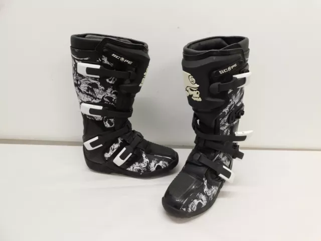 S350 337881 NOS MSR Racing Metal Mulisha Tucker Rocky Scope Boot Men's Size 8