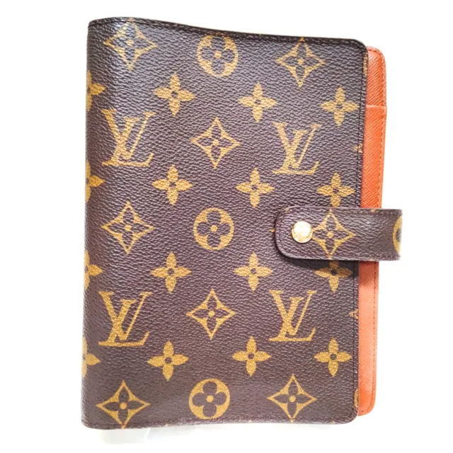 Louis Vuitton LV Diary Cover R20105 Agenda MM Brown Monogram 1221609